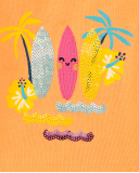 T-shirt long en maille orange fille Collection Laguna Beach T-shirt long en maille orange fille Collection Laguna Beach