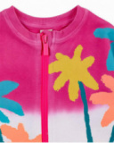 Doudoune peluche fuchsia fille Collection Laguna Beach