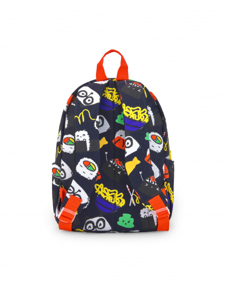 Sac à dos gris garçon Collection Hey Sushi