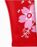 Legging fille rouge en maille Collection Hey Sushi Legging fille rouge en maille Collection Hey Sushi