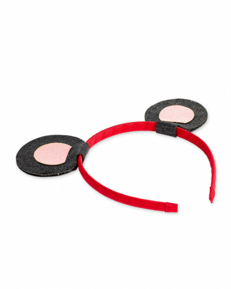 Bandeau rigide rouge fille Collection Hey Sushi