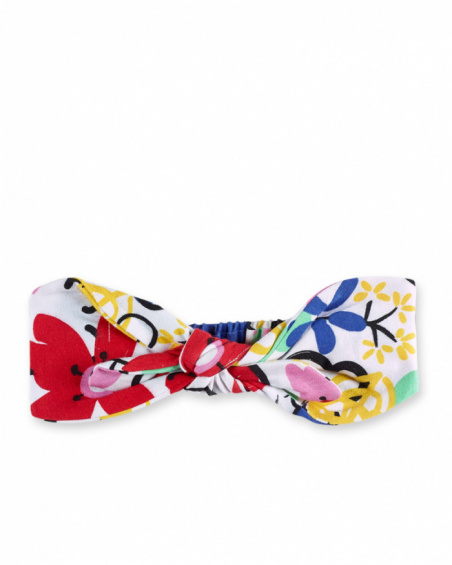 Bandeau fille en tricot blanc Collection Hey Sushi