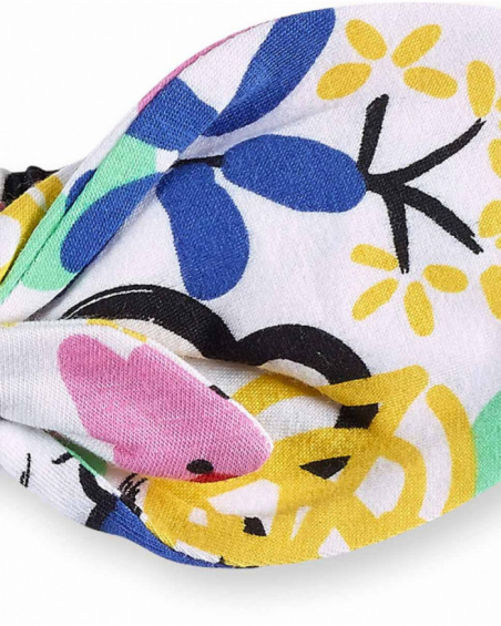 Bandeau fille en tricot blanc Collection Hey Sushi