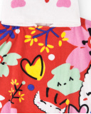 Serviette Poncho Rouge Fille Collection Hey Sushi