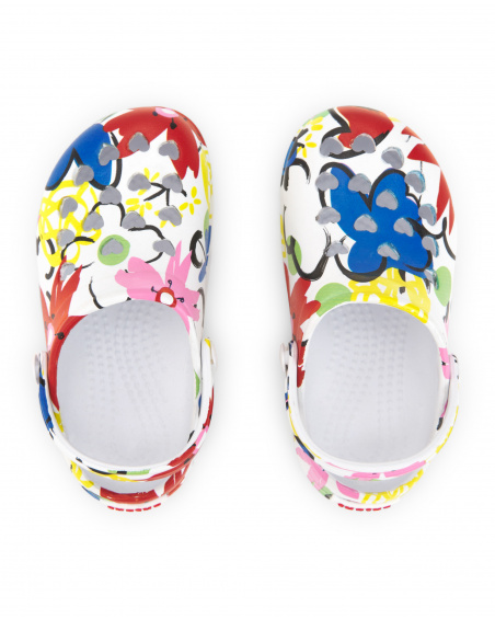 Sabots en caoutchouc blanc fille Collection Hey Sushi