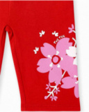 Legging pirate tricoté rouge fille Collection Hey Sushi Legging pirate tricoté rouge fille Collection Hey Sushi
