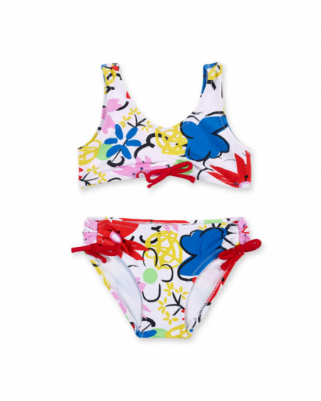 Bikini blanc fille Collection Hey Sushi