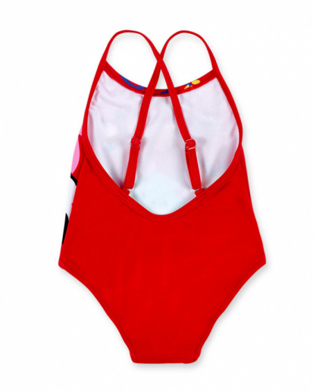 Maillot de bain rouge fille Collection Hey Sushi