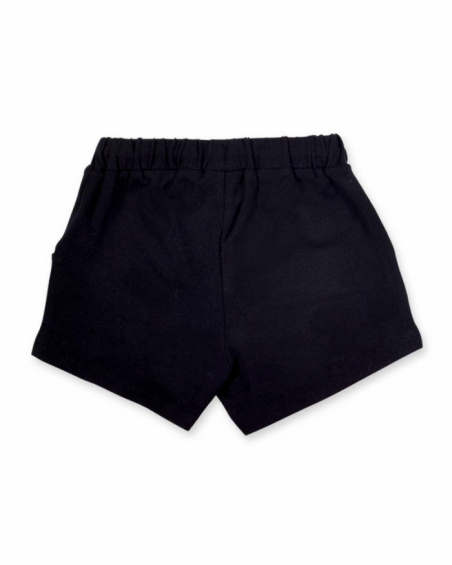 Short fille en maille noir Collection Hey Sushi Short fille en maille noir Collection Hey Sushi