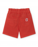 Short en jean rouge fille Collection Hey Sushi