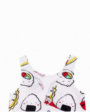 Débardeur fille en maille blanche Collection Hey Sushi Débardeur fille en maille blanche Collection Hey Sushi