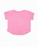 T-shirt fille en maille rose Collection Hey Sushi T-shirt fille en maille rose Collection Hey Sushi