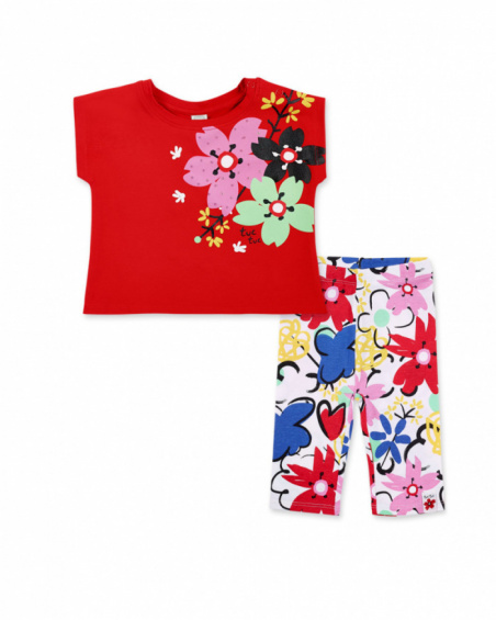 Ensemble tricot rouge fille Collection Hey Sushi Ensemble tricot rouge fille Collection Hey Sushi