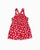 Combinaison fille en maille rouge Collection Hey Sushi