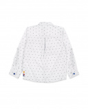 Chemise garçon en maille blanche Collection Kayak Club