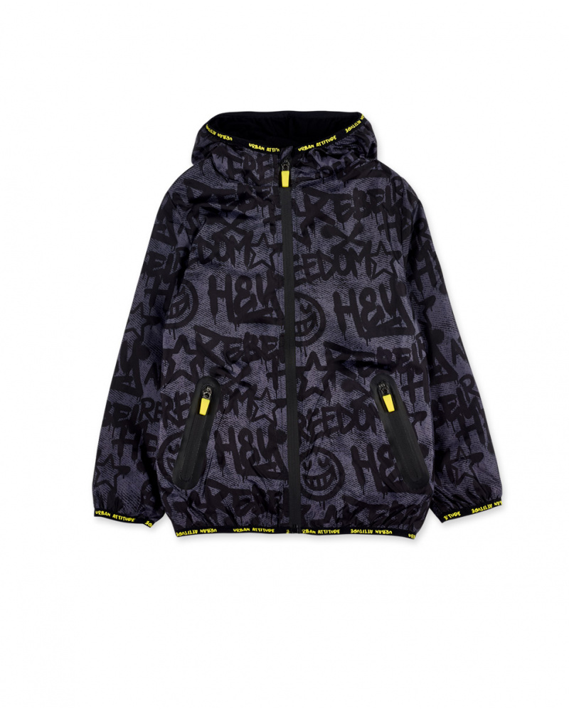 Coupe-vent gris garçon Collection Urban Attitude