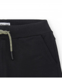 Bermuda tricot garçon noir Collection Tenerife Surf