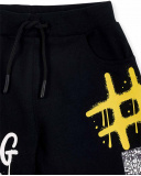 Bermuda tricot garçon noir Collection Urban Attitude