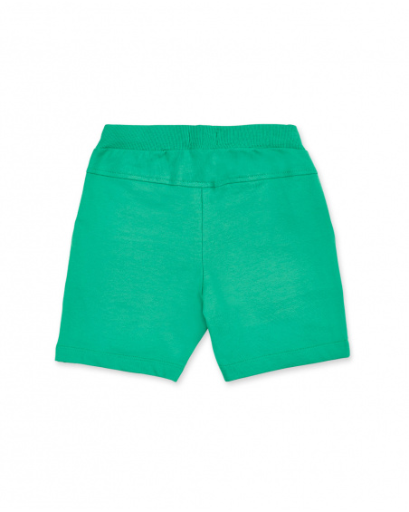 Short garçon en maille vert Collection Game Mode
