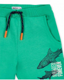 Short garçon en maille vert Collection Game Mode