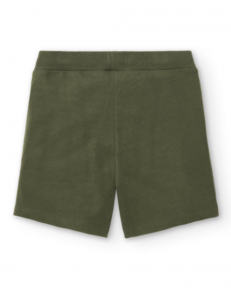 Short garçon kaki en maille Collection Basics Boy Short garçon kaki en maille Collection Basics Boy