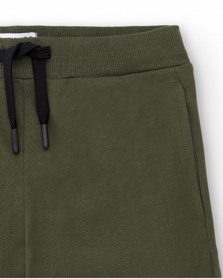 Short garçon kaki en maille Collection Basics Boy Short garçon kaki en maille Collection Basics Boy