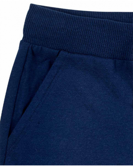 Bermuda en maille marine garçon Collection Basics Boy