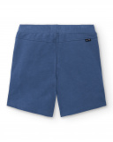 Bermuda tricot garçon bleu Collection Basics Boy