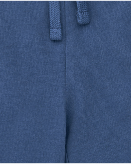 Bermuda tricot garçon bleu Collection Basics Boy