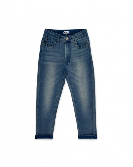 Pantalon en jean bleu garçon Collection Skating World