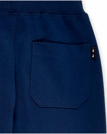 Pantalon garçon en maille marine Collection Supernatural