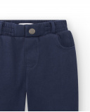 Pantalon garçon en maille marine Collection Game Mode