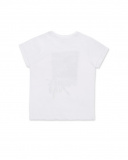 T-shirt garçon en maille blanc Collection Tenerife Surf