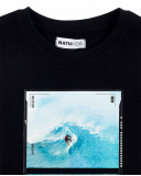 T-shirt en tricot noir avec image pour garçon Collection