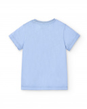 T-shirt maille bébé garçon bleu clair Collection Skating World T-shirt maille bébé garçon bleu clair Collection Skating World