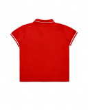 Polo garçon en maille rouge Collection Kayak Club
