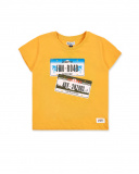 T-shirt garçon en maille jaune Collection My Plan To Escape T-shirt garçon en maille jaune Collection My Plan To Escape
