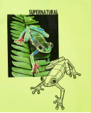 T-shirt garçon en maille jaune Collection Supernatural