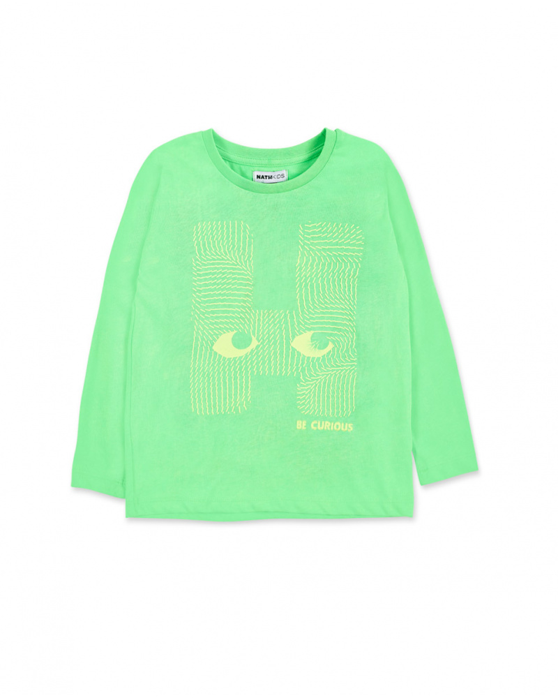 T-shirt tricoté vert H garçon Collection Supernatural