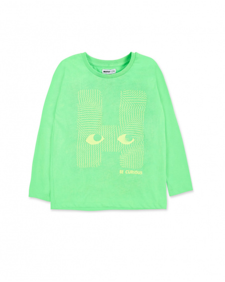 T-shirt tricoté vert H garçon Collection Supernatural
