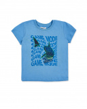 T-shirt garçon bleu en maille Collection Game Mode T-shirt garçon bleu en maille Collection Game Mode