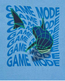 T-shirt garçon bleu en maille Collection Game Mode T-shirt garçon bleu en maille Collection Game Mode