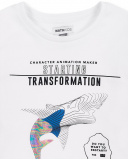 T-shirt long en maille blanc garçon Collection Game Mode