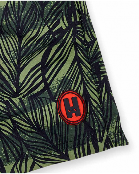 Maillot de bain bermuda garçon kaki Collection My Plan To Escape
