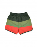 Maillot de bain bermuda garçon orange kaki Collection My Plan