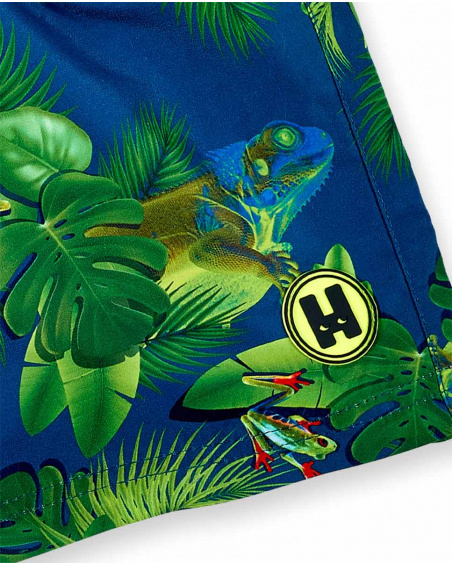 Maillot de bain bermuda garçon marine Collection Supernatural
