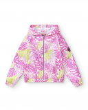 Coupe-vent blanc fille Collection Neon Jungle