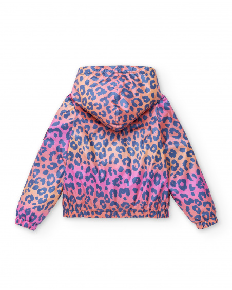 Coupe-vent fuchsia fille Collection Sunday Brunch
