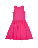 Robe fille fuchsia en maille Collection Sunday Brunch Robe fille fuchsia en maille Collection Sunday Brunch