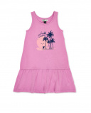 Robe fille en maille rose Collection California Chill Robe fille en maille rose Collection California Chill